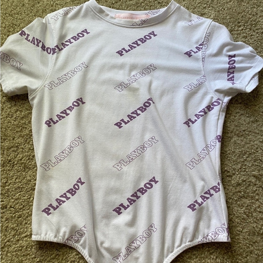 Missguided Playboy Bodysuit